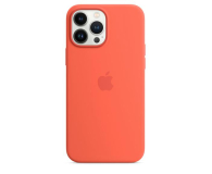 Apple Silikonowe etui iPhone 13 Pro Max nektarynka - 731022 - zdjęcie 1